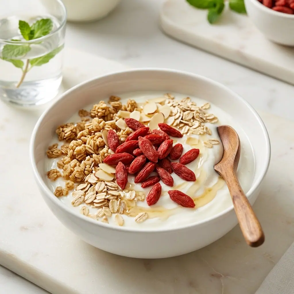 Topping yogurt